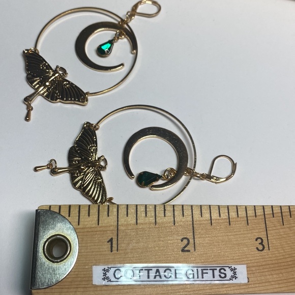 New Moth & Moons Earrings - Picture 4 of 4